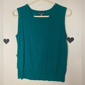 Cable & Gauge Turquoise Tank Top